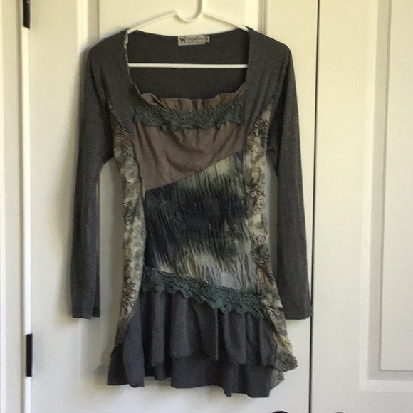 💥PAPILLON VANCOUVER LOS ANGELES💥 Unique Vintage Top! New Condition. Size Sm. - Picture 11 of 16